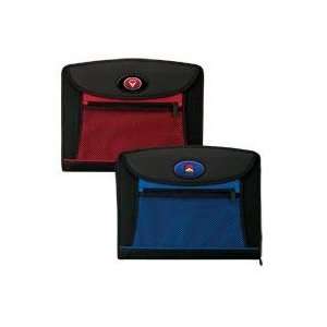  KP4314    Zippered 3 Ring Binder Red Red: Office Products