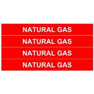 NATURAL GAS ____Gas Pipe Tubing Labels__ 3/4 