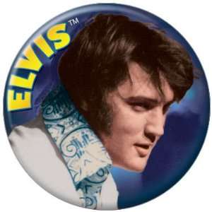  Elvis Presley 70s Profile Button 81115 Toys & Games