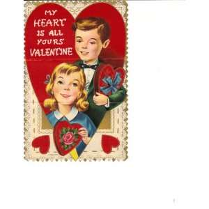  Vintage Valentine My Heart Is All Yours 