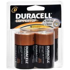   of 6 DURACELL BATTERY COP TOP iDi 4 per pack