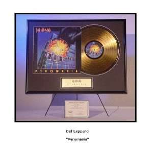   Def Leppard 24 Kt Gold Album Pyromania