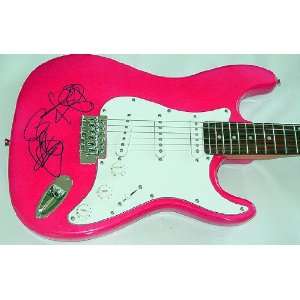  Sia Furler Autographed Signed Pink Guitar & Video Proof 