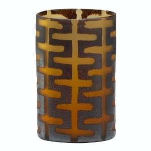  Cyan Design 02382 Brown 8.5 Small Graphic Vase: Home 