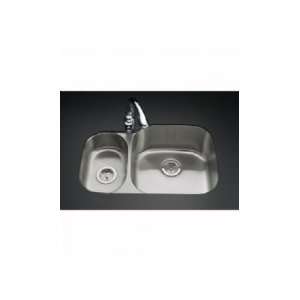  Kohler K 3355 L High/Low Undercounter Kitchen Sink: Home 