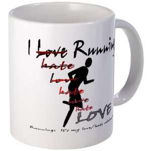 love/hate relationship Running Mug by CafePress