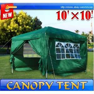   Gazebo Party Wedding Tent Canopy 10x10 with 4 Walls 
