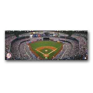  Artissimo New York Yankees Stadiums Panoramic 16x48 Canvas 