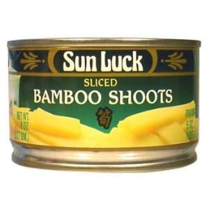 Sun Luck   Sliced Bamboo Shoots 8.0 Oz.  Grocery & Gourmet 
