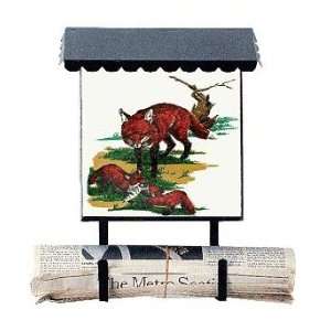  Bacova Gardens 10022 Fox Family Vertical Wall Mounted 