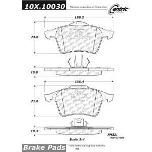  Centric Parts, 100.10030, OEM Brake Pads Automotive
