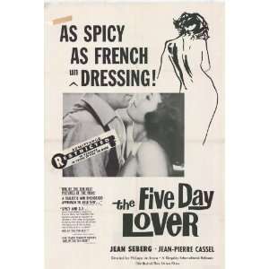  The Five Day Lover Movie Poster (27 x 40 Inches   69cm x 