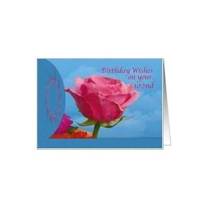  Birthday, 102nd, Pink Rose Card: Toys & Games