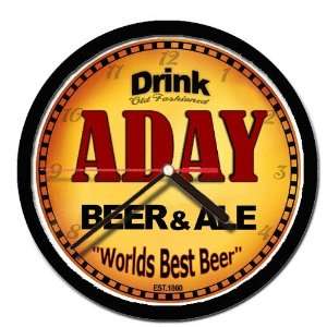  ADAY beer and ale wall clock: Everything Else