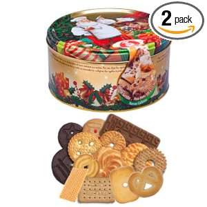Dux Assorted Cookies Big, 34.92 Ounce Tins, Designs May Vary (Pack of 