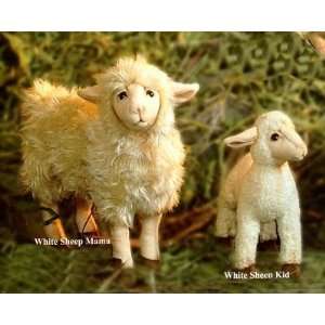 Stuffed White Sheep:  Toys & Games