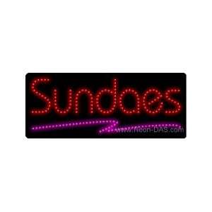 Sundaes Outdoor LED Sign 13 x 32:  Sports & Outdoors