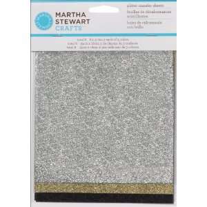  Martha Stewart Mineral Glitter Sheets, 6 Pack Everything 