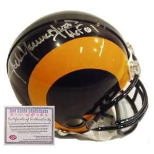 Jack Youngblood Los Angeles Rams NFL Hand Signed Mini Replica Football 