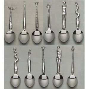  Carrol Boyes Pewter Rice Spoons Rice Spoon Woman/Arm: Home 