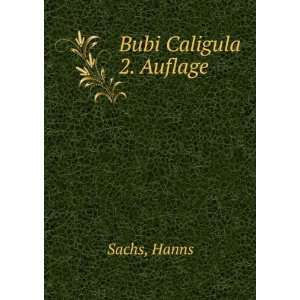  Bubi Caligula 2. Auflage Hanns Sachs Books
