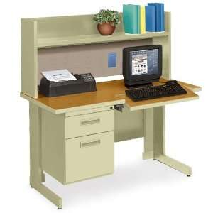  Marvel Single Workstation with Hutch