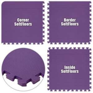   , Purple, 30 x 38 Set, Total Sq. Ft.:1140: Health & Personal Care