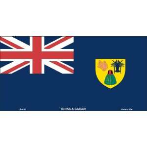  Turks & Caicos Flag License Plates 