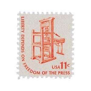  #1593   1975 81 11c Printing Press Postage Stamp Numbered 