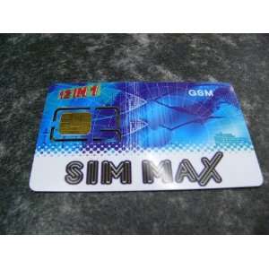  7891Y082 12in1 Blank Backup Sim Card for GSM mobile phones 