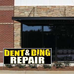 Auto Repair   2 x 6 Dent and Ding Repair 10 oz. Vinyl Banner, with 