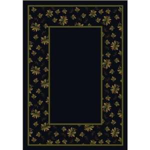  Stainmaster Erin Onyx C13006 Nylon Floral Rug 7.70.: Home 