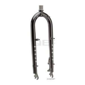  Surly Pugsley 26 Fork 135mm NON offset, Black: Sports 