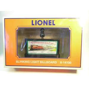  Lionel 6 14100 Blinking Light Billboard: Toys & Games