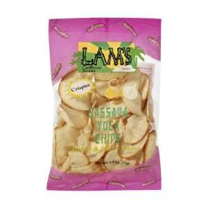 Lams Onion & Garlic Yuca Chips (Case of Grocery & Gourmet Food