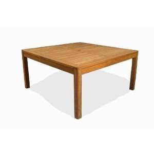  Supersized Square Teak Table: Furniture & Decor