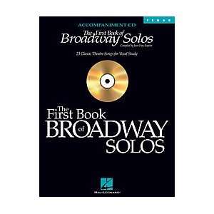  Hal Leonard The First Book of Broadway Solos   Tenor 