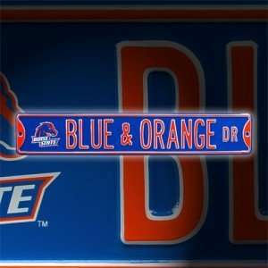   State Broncos Blue and Orange Drive Street Sign: Sports & Outdoors