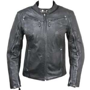  Xelement XS 2002 Womens Armored Leather Motorcycle Jacket 