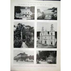   : West Indies St Pierre Cathedral Church Volcano 1902: Home & Kitchen