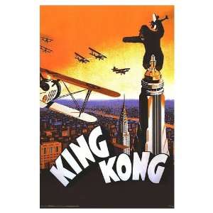  King Kong Movie Poster, 24 x 36 (1933): Home & Kitchen