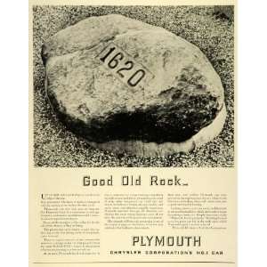  1941 Ad Chrysler Automobiles Plymouth Rock 1620 Pilgrim 
