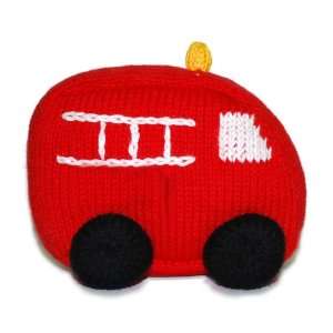   Unisex Designer Red White Fire Truck Toy, 3.5 x 5 inches Toys & Games