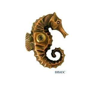  Seahorse Door Peephole   Bronze plated: Home Improvement