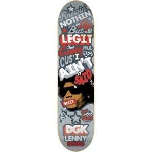  DGK Skateboards Fallen Lenny Rivas Deck