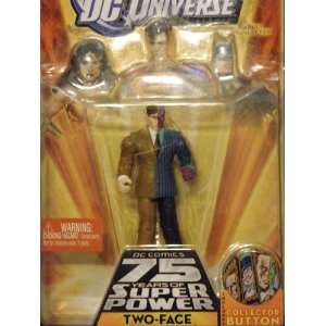   Heroes 75 Years of Super Power Action Figure Two Face: Toys & Games
