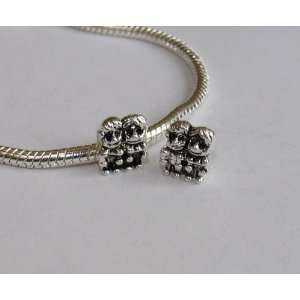  925 Sterling Silver Boy/Girl Charm Bead for Bracelet or 