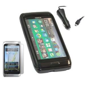   LCD Screen/Scratch Protector, In Car Charger For Nokia E7: Electronics