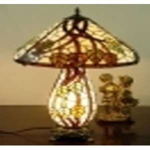  Tiffany Style Autumn Leaves Lamp