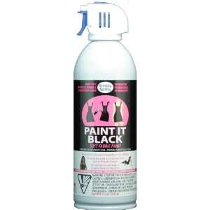  Paint it Black Fabric Spray Paint 10 oz: Arts, Crafts 